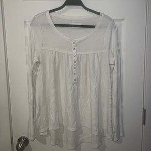 Luck brand waffle long sleeve